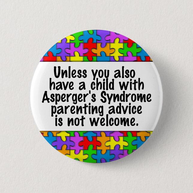 Chapa Redonda De 5 Cm Consejo del Parenting (Anverso)