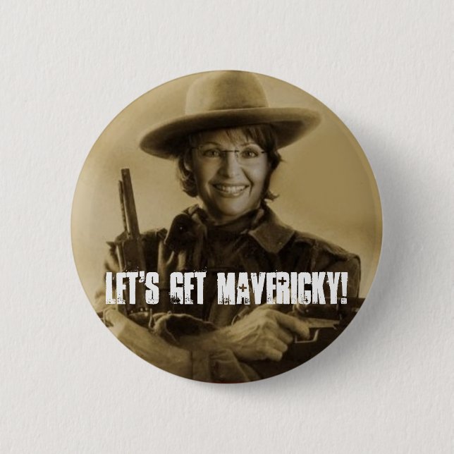 Chapa Redonda De 5 Cm ¡Consigamos Mavericky! (Anverso)