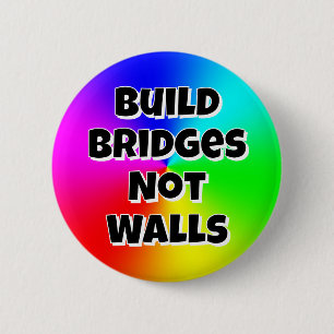 Chapa Redonda De 5 Cm Construir puentes no paredes