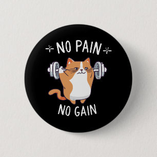 Chapa Redonda De 5 Cm ¡Construyamos Músculo! ¡Hora del Gimnasio!