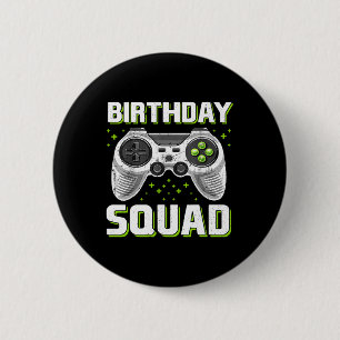 Chapa Redonda De 5 Cm Controlador De Videojuegos Squad Para Chicas Gamer