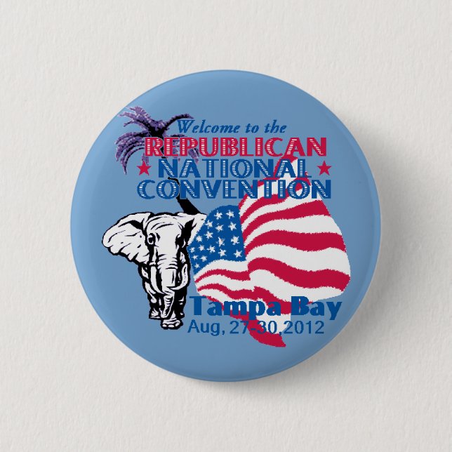 Chapa Redonda De 5 Cm Convención RNC (Anverso)