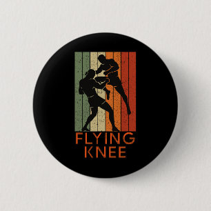 Chapa Redonda De 5 Cm Cool Mma, Kickboxing y rodilla voladora de Muay Th