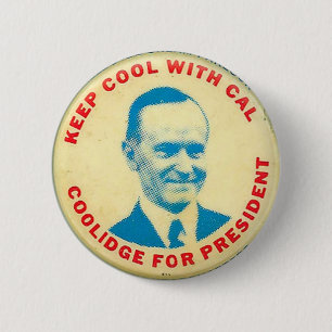 Chapa Redonda De 5 Cm Coolidge for President - Button