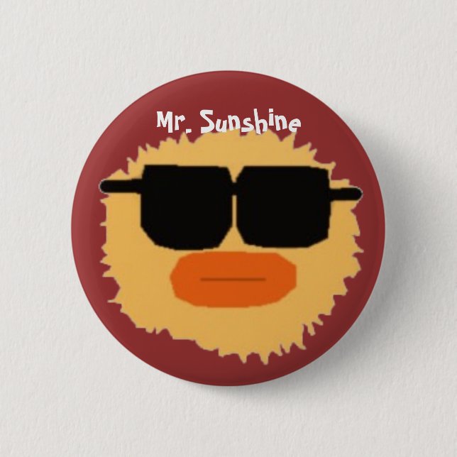 Chapa Redonda De 5 Cm Copia de M.sunshine, Sr. Sunshine (Anverso)