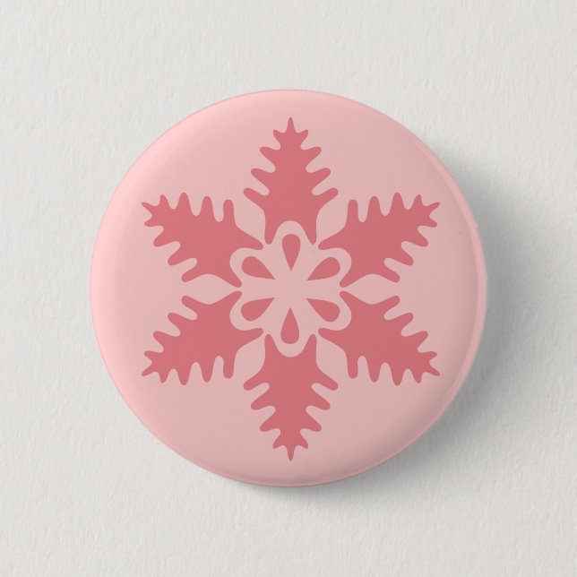 Chapa Redonda De 5 Cm Copo Rosa 7 (Anverso)
