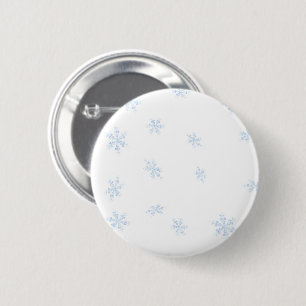 Chapa Redonda De 5 Cm Copos de nieve
