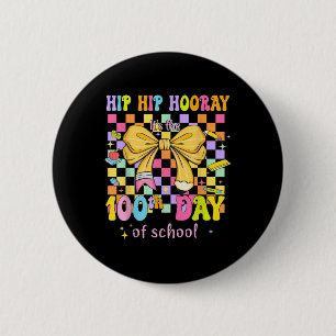 Chapa Redonda De 5 Cm Coquette 100 Días De Hip En La Escuela 100 Días