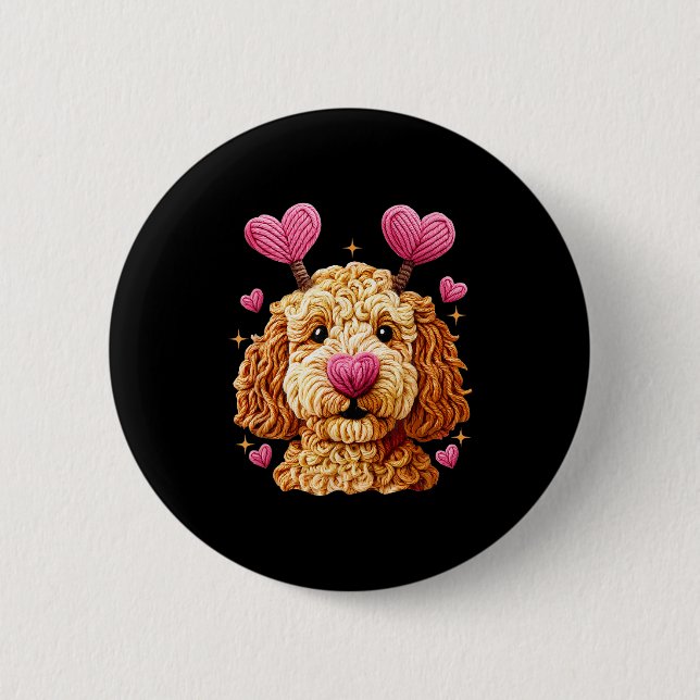 Chapa Redonda De 5 Cm Coquette Shamrock,patrick's Day Shamrock Meme 6 Fu (Anverso)