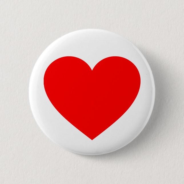 Chapa Redonda De 5 Cm Corazón (Anverso)