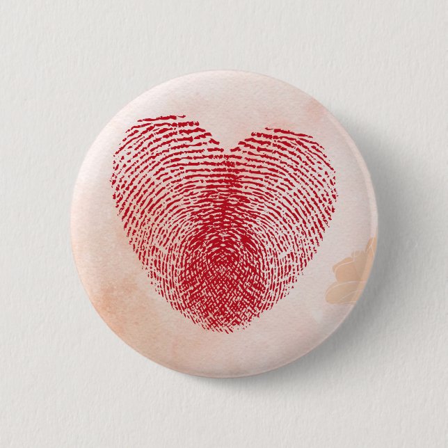 Chapa Redonda De 5 Cm Corazón (Anverso)