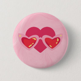 Chapa Redonda De 5 Cm Corazón