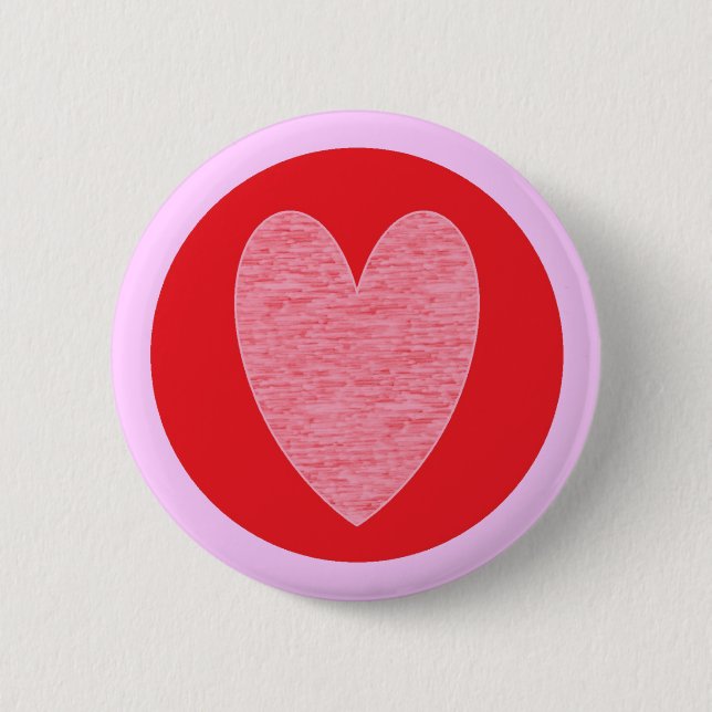 Chapa Redonda De 5 Cm Corazón 3 (Anverso)