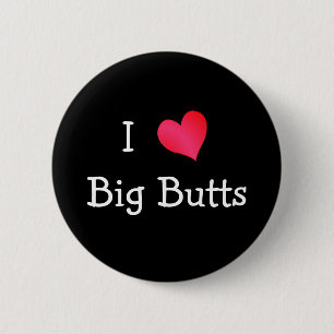 Chapa Redonda De 5 Cm Corazón Big Butts
