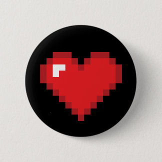 Chapa Redonda De 5 Cm Corazón de 8 pedazos
