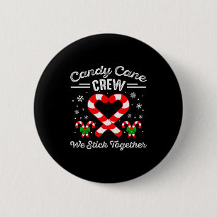 Chapa Redonda De 5 Cm Corazón de Caramelo Crew Nos Pegamos Juntos Pijama
