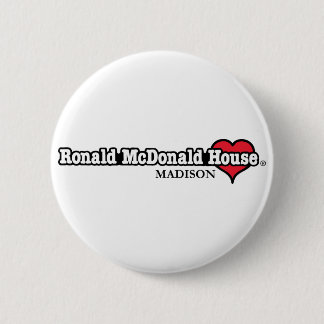 Chapa Redonda De 5 Cm Corazón de Ronald McDonald