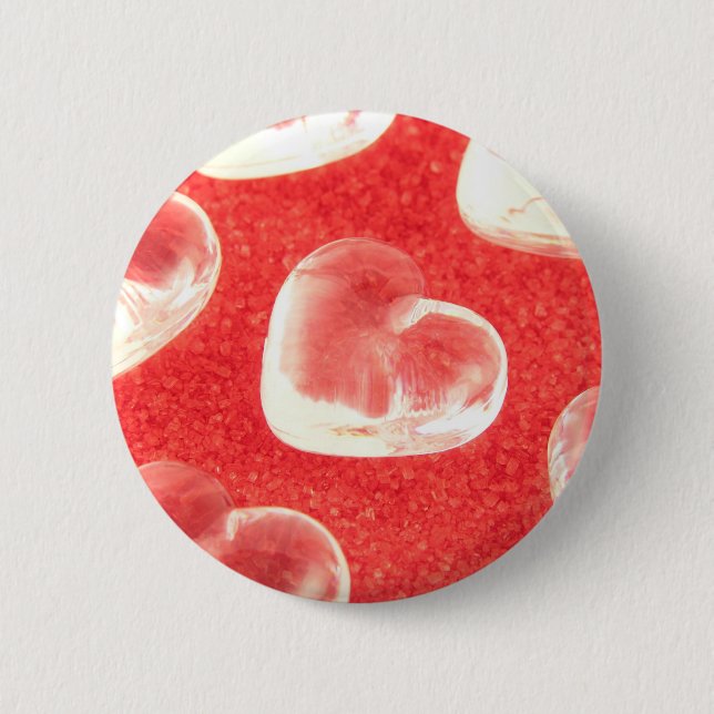 Chapa Redonda De 5 Cm Corazones (Anverso)