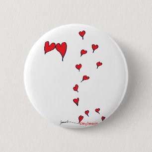 Chapa Redonda De 5 Cm corazones 1 por los fernandes tony