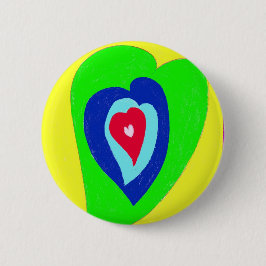 Chapa Redonda De 5 Cm Corazones del baile