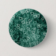 Corazones en caída - Verde azulados