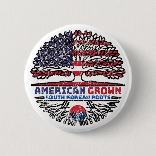 Chapa Redonda De 5 Cm Corea del Sur Corea del Sur Estados Unidos Estados