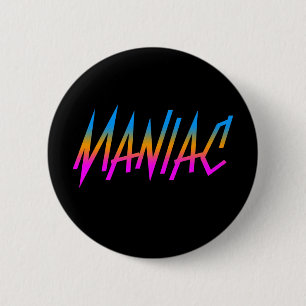 CHAPA REDONDA DE 5 CM COREY TIGER 1980 RETRO MANIAC