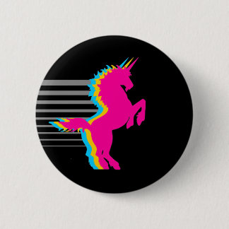 CHAPA REDONDA DE 5 CM COREY TIGER 1980 RETRO VINTAGE UNICORN