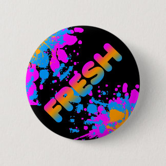 CHAPA REDONDA DE 5 CM COREY TIGER 80 RETRO FRESH PINT SPLATTER