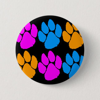 CHAPA REDONDA DE 5 CM COREY TIGER 80 RETRO MULTICOLOR TIGER CLAWS
