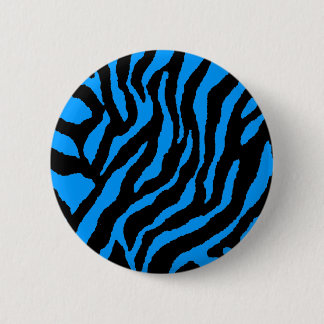 CHAPA REDONDA DE 5 CM COREY TIGER 80 RETRO TIGRE AZUL