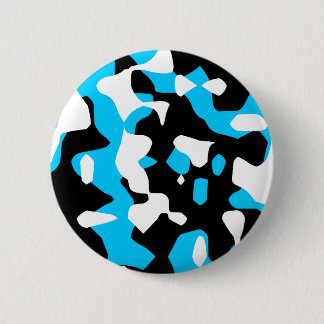 Chapa Redonda De 5 Cm Corey Tiger 80s Retro Camuflaje Azul (Camo)