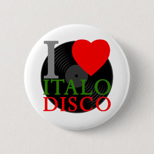 Chapa Redonda De 5 Cm Corey Tiger 80s Retro Me encanta Italo Disco Pin
