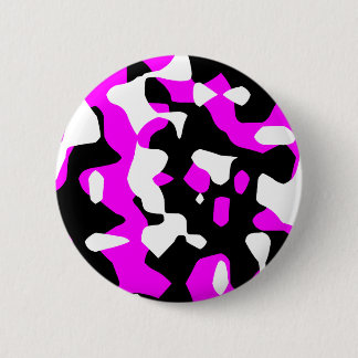Chapa Redonda De 5 Cm Corey Tiger 80s Retro Rosa Caliente Camuflaje (Cam