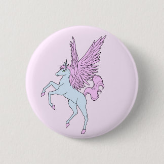 Chapa Redonda De 5 Cm Corey Tiger 80s Vintage Pegasus Unicornio