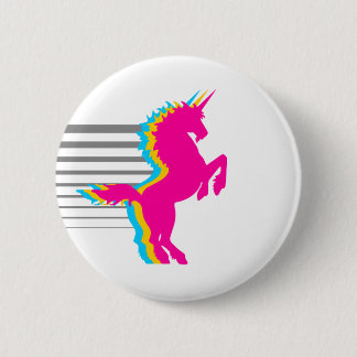 CHAPA REDONDA DE 5 CM COREY TIGER UNICORNIO RETRO VINTAGE AÑOS 80