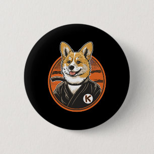 Chapa Redonda De 5 Cm Corgi En Jiu Jitsu Gi Bjj Life Karate Taekwondo Co