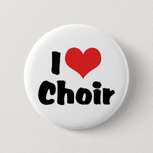 Chapa Redonda De 5 Cm Coro I Love Heart