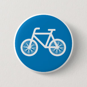 Chapa Redonda De 5 Cm Correr en bicicleta