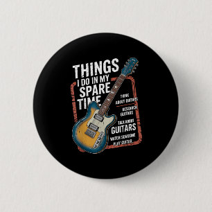 Chapa Redonda De 5 Cm Cosas de guitarra que hago en mi tiempo libre dive