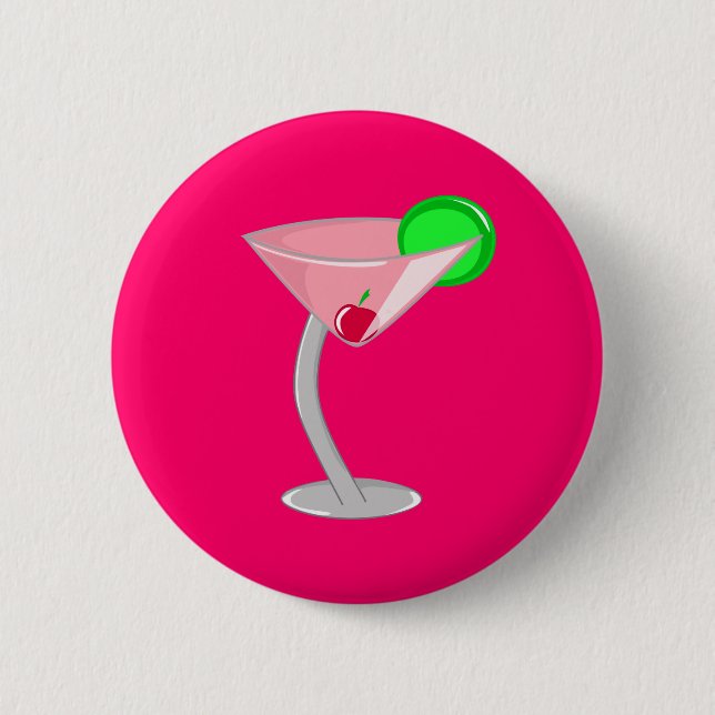 Chapa Redonda De 5 Cm Cosmopolita (Anverso)