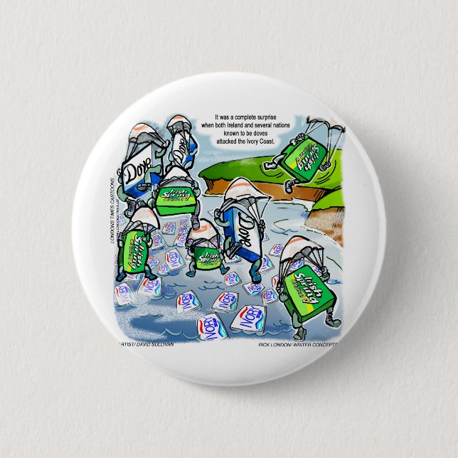 Chapa Redonda De 5 Cm Costa de Marfil Sorpresa Graciosos Regalos Tees &  (Anverso)