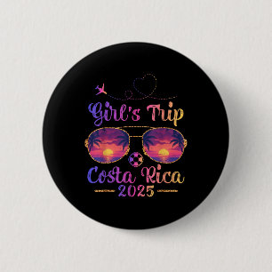Chapa Redonda De 5 Cm Costa Rica Playa Verano Gafas de sol Viaje de Chic