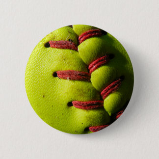 Chapa Redonda De 5 Cm Costura del softball de Fastpitch