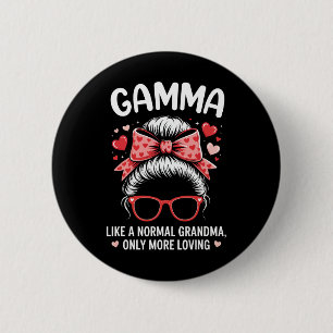 Chapa Redonda De 5 Cm Cota Gamma de San Valentín para abuela cariñosa co