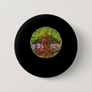 Chapa Redonda De 5 Cm Cottagecore Goblincore Fairycore de Gnomos del Bos