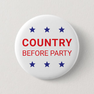 Chapa Redonda De 5 Cm Country Before Party Democracy Pinback Button