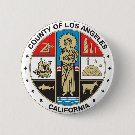 Chapa Redonda De 5 Cm County of Los Angeles seal