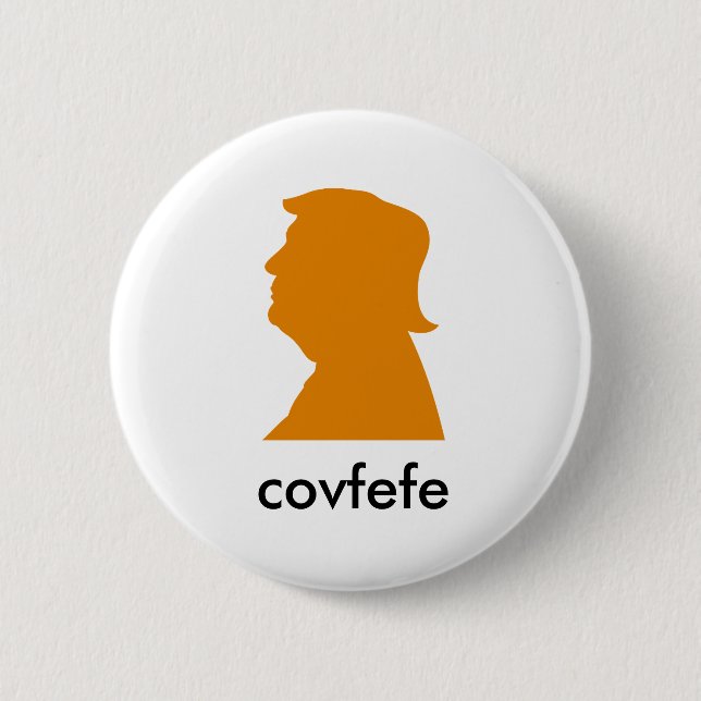 Chapa Redonda De 5 Cm ¿Covfefe? (Anverso)