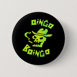 Chapa Redonda De 5 Cm Cowboy cráneo oingo boingo badge